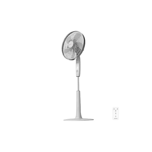 Cecotec Standventilator EnergySilence 1010 ExtremeConnected. 16" mit 60W Kupfermotor und Timer, 6 Geschwindigkeiten, 3 Modi, Fernbedienung, LED-Anzeige, Oszillation, höhenverstellbar, 10 Flügel von Cecotec