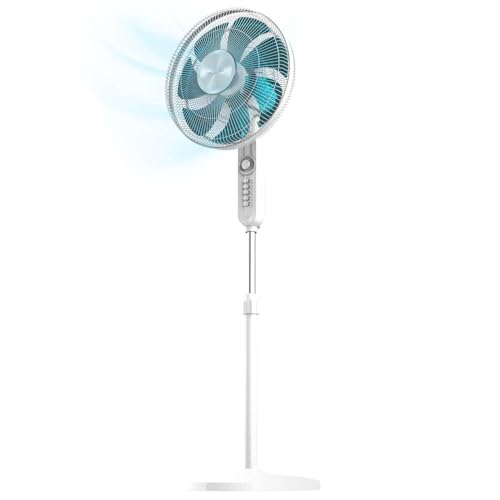 Cecotec Standventilator EnergySilence 610 Max Flow 70 W, 16 Zoll Durchmesser, 4 Geschwindigkeiten, 2-Stunden-Timer, 90º-Oszillation, Einstellbarer Neigungswinkel, Einstellbare Höhe Cecotec Standventilator EnergySilence 610 Max Flow 70 W, 16 Zoll Durchmesser, 4 Geschwindigkeiten, 2-Stunden-Timer, 90º-Oszillation, Einstellbarer Neigungswinkel, Einstellbare Höhe von Cecotec