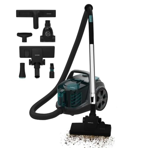 Cecotec Staubsauger mit Kabel Conga Rockstar Cyclonic XL ProAnimal, ohne Beutel, 900 W und 20 kPa, beutellos, Kapazität 2,8 l, doppelter HEPA-Filter, Metallrohr, Zubehör für Tiere Cecotec Staubsauger mit Kabel Conga Rockstar Cyclonic XL ProAnimal, ohne Beutel, 900 W und 20 kPa, beutellos, Kapazität 2,8 l, doppelter HEPA-Filter, Metallrohr, Zubehör für Tiere von Cecotec