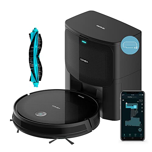Cecotec Staubsaugerroboter mit Selbstentleerung Conga 2299 Ultra Home X-Treme. Gyroskop-Technologie, 2100 Pa, App, Multifunktionsbürste, Alexa, gemischter Behälter, 3 Liter, 2 Mopps von Cecotec