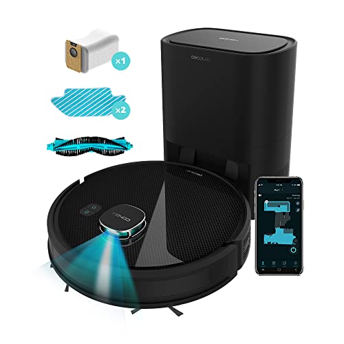 Cecotec Staubsaugerroboter mit Selbstentleerung Conga 7290 Eternal Home X-Treme. Laser-Technologie, Saugleistung 3000 Pa, Multifunktionsbürste, App-Steuerung und virtueller Assistent Alexa, Schwarz Cecotec Staubsaugerroboter mit Selbstentleerung Conga 7290 Eternal Home X-Treme. Laser-Technologie, Saugleistung 3000 Pa, Multifunktionsbürste, App-Steuerung und virtueller Assistent Alexa, Schwarz von Cecotec