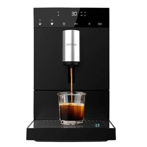 Cecotec Superautomatische Kaffeemaschine Cremmaet Compact, 19 Bar, Thermoblock-System, frisch gemahlene Bohnen mit Plug&Play, 150 g Kaffeebohnentank mit Mühle, 1,1 L Wassertank Cecotec Superautomatische Kaffeemaschine Cremmaet Compact, 19 Bar, Thermoblock-System, frisch gemahlene Bohnen mit Plug&Play, 150 g Kaffeebohnentank mit Mühle, 1,1 L Wassertank von Cecotec