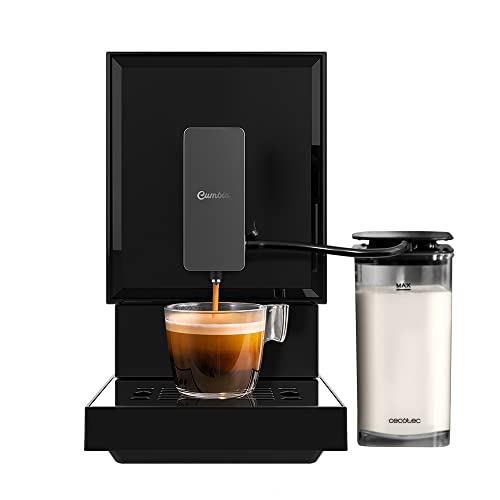 Cecotec Superautomatische Kaffeemaschine Power Matic-ccino Cremma, 1470 W, 19 Bar, integrierte Mühle, Thermoblock, Verdampfer, 150 g Kaffee und 1,2 Liter Wasser, Milchtank von Cecotec