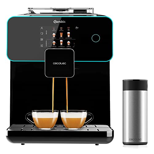 Cecotec Superautomatische Kaffeemaschine mit Mühle Cumbia Power Matic-ccino 9000 Serie S. 1500 W, 1,7 l, 20 Getränkearten, Custom Coffee-System, 19 bar, Touch-Steuerung, Milchtank von Cecotec