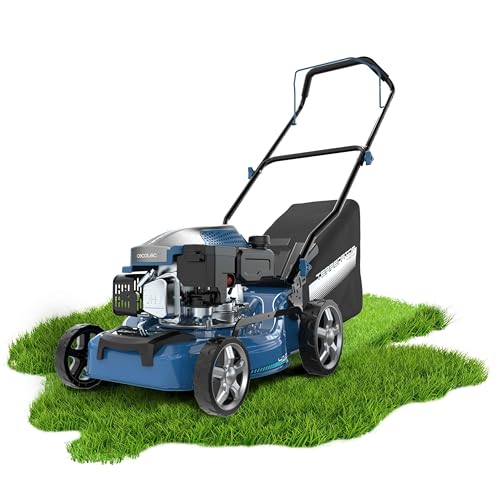 Cecotec Terrenator 2700.41 Total Z Benzin-Rasenmäher, Motor mit 144 CCM, 2,4 kW und 3,2 PS, Gehäuse aus Stahl 41 cm, Z-Tech-System, Schneiden, Sammeln und Mulchen, XL-Hinterräder Cecotec Terrenator 2700.41 Total Z Benzin-Rasenmäher, Motor mit 144 CCM, 2,4 kW und 3,2 PS, Gehäuse aus Stahl 41 cm, Z-Tech-System, Schneiden, Sammeln und Mulchen, XL-Hinterräder von Cecotec