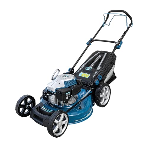 Cecotec Terrenator 4000.51 Total Z Auto Benzin-Rasenmäher, Motor mit 167 CCM, 2,7 kW und 3,7 PS, Gehäuse aus Stahl 51 cm, Z-Tech-System und automatischer Antrieb, 4-in-1 mit Mulching von Cecotec