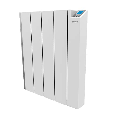 Cecotec Flachheizkörper mit Wi-Fi-Steuerung ReadyWarm 4000 Thermal Ceramic Connected. 1000 W, 4 Elemente aus Aluminiumguss und Keramiktechnologie, Timer, IPX4-Schutz, 4 Betriebsarten, 12 m2 von Cecotec