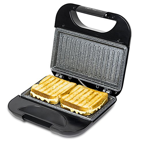 Cecotec Toast Grillfläche.Sandwichmaker mit Antihaftbeschichtung, Kapazität für 2 Sandwiches, Grillfläche, Cold Touch-Griff, Cable Retriever, 750 W. von Cecotec
