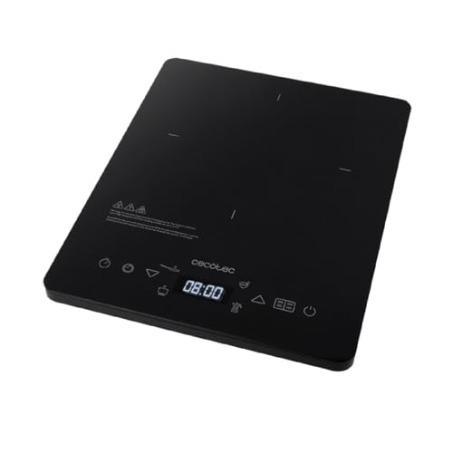 Cecotec Tragbarer Induktionsplatte Full Crystal Onyx. 2000 W, Einstellbare Leistung und Temperatur 60 ºC und 260 ºC und 4 voreingestellte Programme, Schwarz Cecotec Tragbarer Induktionsplatte Full Crystal Onyx. 2000 W, Einstellbare Leistung und Temperatur 60 ºC und 260 ºC und 4 voreingestellte Programme, Schwarz von Cecotec