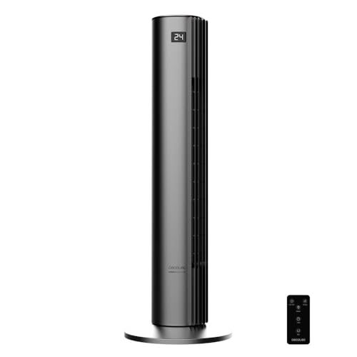Cecotec - Turmventilatoren EnergySilence 790 Skyline Smart, 45W, 96 cm hoch, 70º Oszillation, taktiler LED -Bildschirm, 12 -Stunden -Timer, 3 Geschwindigkeiten und 3 Modi von Cecotec