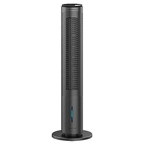 Cecotec Verdunstungskühler EnergySilence 2000 Cool Tower Smart. 60 W Leistung, abnehmbarer 2L Tank, 3 Geschwindigkeiten, 3 Modi mit Oszillation, Timer, Touch-Steuerung von Cecotec