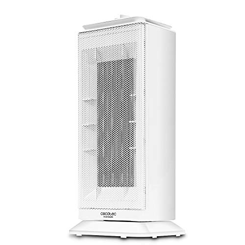 Cecotec Vertikale Keramikheizung ReadyWarm 6200 Ceramic Sky. 2000 W, Keramische Heizlüfter Wärme und Kalte, Oszillation und 3 Modi mit einstellbarem Temperaturregler, 25 m2 von Cecotec
