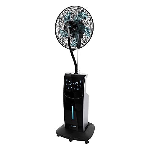 Cecotec Wassernebel-Ventilator mit Fernbedienung und Timer EnergySilence 790 FreshEssence Ionic, 90 W, 5 Klingen, Ionisator, Aromadiffusor und Mückenschutz, 3,1 L Tank von Cecotec