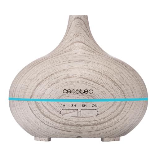 Cecotec Yang White Pure Aroma 300 Ultraschall-Luftbefeuchter mit Aroma-Diffusor, bis zu 300 ml Tank, 7 einstellbare LED-Farben, 10-Stunden-Timer, sehr leise, Aromatherapie-Funktion Cecotec Yang White Pure Aroma 300 Ultraschall-Luftbefeuchter mit Aroma-Diffusor, bis zu 300 ml Tank, 7 einstellbare LED-Farben, 10-Stunden-Timer, sehr leise, Aromatherapie-Funktion von Cecotec