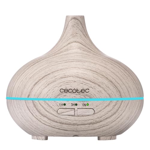 Cecotec Yang White Pure Aroma Ultraschall-Luftbefeuchter mit Aroma-Diffusor, 150 ml, Tank bis zu 150 ml, 7 einstellbare LED-Farben, 3-Stunden-Timer, sehr leise, Aromatherapie-Funktion Cecotec Yang White Pure Aroma Ultraschall-Luftbefeuchter mit Aroma-Diffusor, 150 ml, Tank bis zu 150 ml, 7 einstellbare LED-Farben, 3-Stunden-Timer, sehr leise, Aromatherapie-Funktion von Cecotec