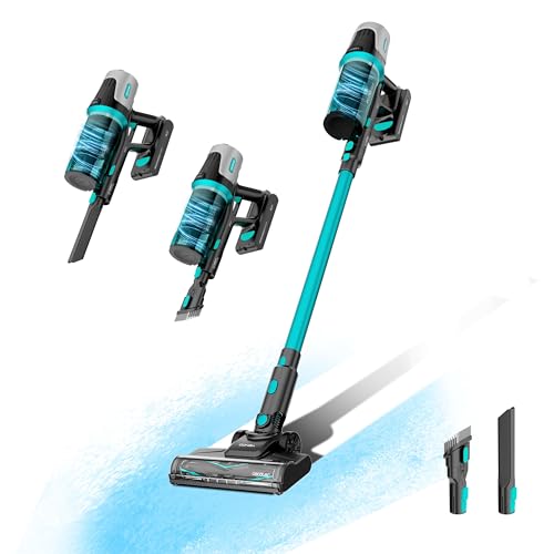 Cecotec kabelloser vertikaler Staubsauger Conga Rockstar 1500 Horizon Genesis XL, 215W Gesamtleistung, 45 Minuten Autonomie, Mischbürste, 2 Saugmodi, Parallel Cyclone System, 600ml Behälter. von Cecotec