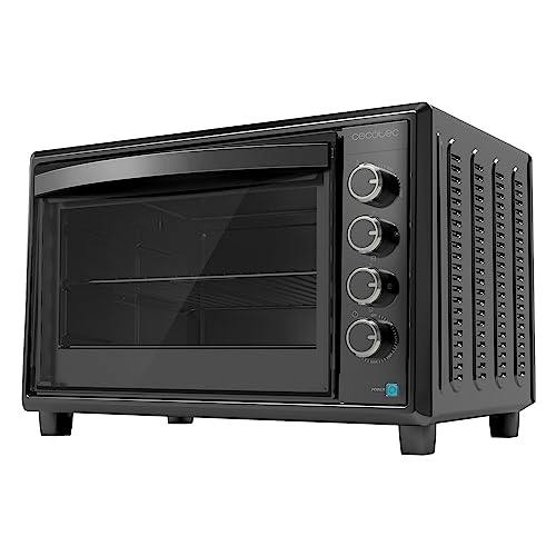 Cecotec Tisch-Konvektionsofen 60 Liter Bake&Toast 6090 Black Gyro. 2200 W, Innenbeleuchtung, 12 Funktionen, Temperatur bis zu 230º, Doppeltürglas, Inklusive drehbarem Spieß Cecotec Tisch-Konvektionsofen 60 Liter Bake&Toast 6090 Black Gyro. 2200 W, Innenbeleuchtung, 12 Funktionen, Temperatur bis zu 230º, Doppeltürglas, Inklusive drehbarem Spieß von Cecotec