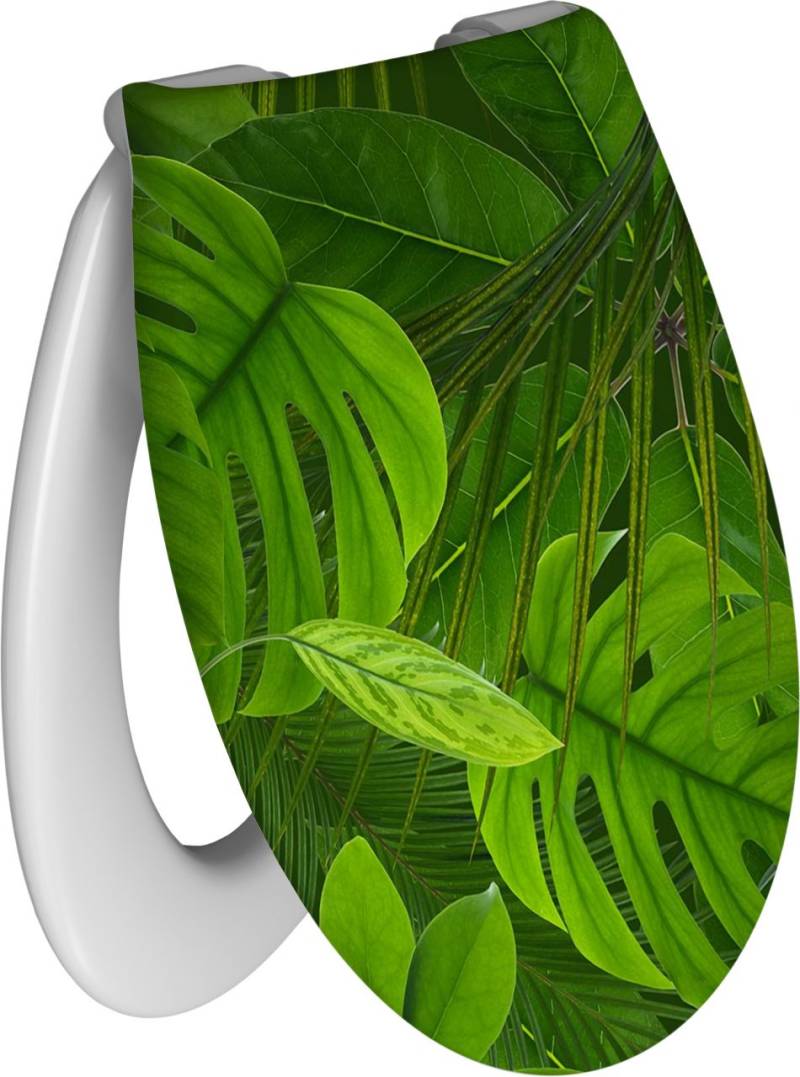 Primaster WC-Sitz mit Absenkautomatik Jungle weiß von Primaster