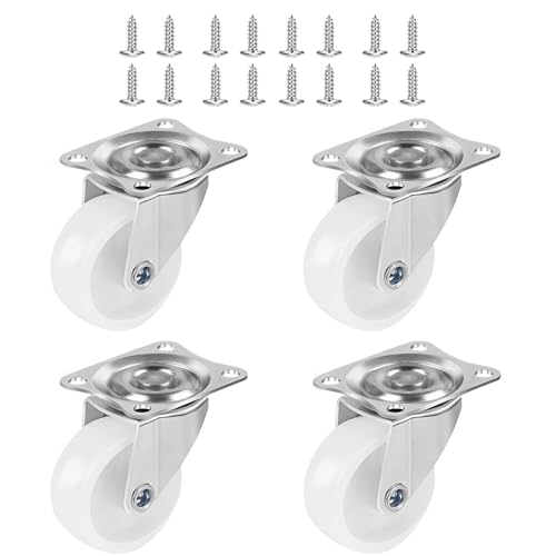 Ceeyoll 4 Stück Lenkrollen mit Bremse,40mm Drehbar Lenkrollen,1.5in Transportrollen Rollen, Lenkrollen-Gummirollen, 360° Drehbar-Rollen mit 16 Schrauben Möbelrollen für Möbel. Ceeyoll 4 Stück Lenkrollen mit Bremse,40mm Drehbar Lenkrollen,1.5in Transportrollen Rollen, Lenkrollen-Gummirollen, 360° Drehbar-Rollen mit 16 Schrauben Möbelrollen für Möbel. von Ceeyoll
