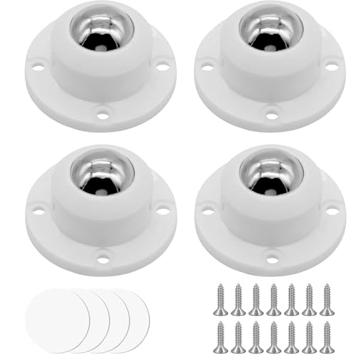 Ceeyoll 4 Stück Möbelrollen Schwerlast Kugelrollen,Kugelrollen, Schwerlast Möbelrollen, 360° Drehbar Rollen, Selbstklebende Lenkrollen,Für Möbel Küchenutensilien Elektrogeräte Aufbewahrungsboxen. Ceeyoll 4 Stück Möbelrollen Schwerlast Kugelrollen,Kugelrollen, Schwerlast Möbelrollen, 360° Drehbar Rollen, Selbstklebende Lenkrollen,Für Möbel Küchenutensilien Elektrogeräte Aufbewahrungsboxen. von Ceeyoll