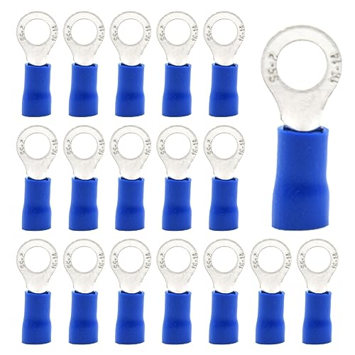 CEEYSEE 100 Stück isolierte Ring-Crimpverbinder Quick Splice Draht Terminals Draht Crimpverbinder (PRH5) von Ceeysee