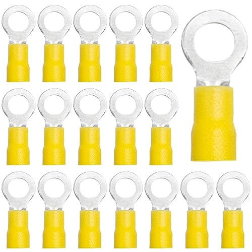 CEEYSEE 100 Stück isolierte Ring-Crimpverbinder Quick Splice Draht Terminals Draht Crimpverbinder (PRH6) von Ceeysee