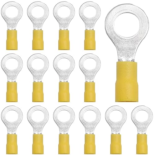 CEEYSEE 100 Stück isolierte Ring-Crimpverbinder Quick Splice Draht Terminals Draht Crimpverbinder (PRH8) von CEEYSEE