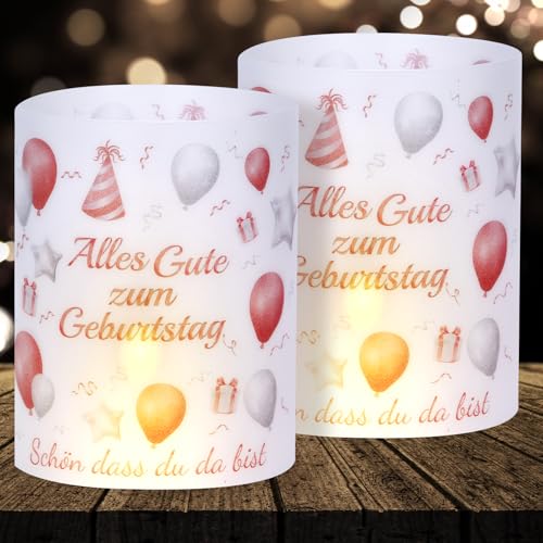 16 Windlichter Tischdeko Deko Geburtstag Mann Frau Geburtstag Tischdeko für Partys, Taufen, Kommunionen, Konfirmationen, Bar/Bat Mitzvahs Teelicht oder Kerze Deko (Pink) von Cefoaie