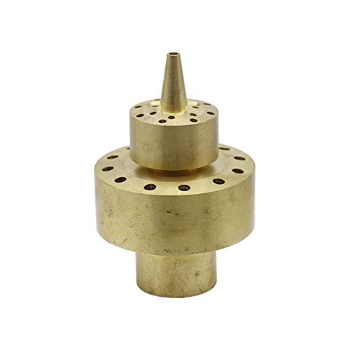 Springbrunnendüse, Gartensprinkler, 1 Stück dekorative 2,5 cm Innengewinde Messing Doppelschicht Feuerwerk Jet Wassersäule Brunnen Sprühkopf Garten Landschaft Teichbrunnen von CekoCk