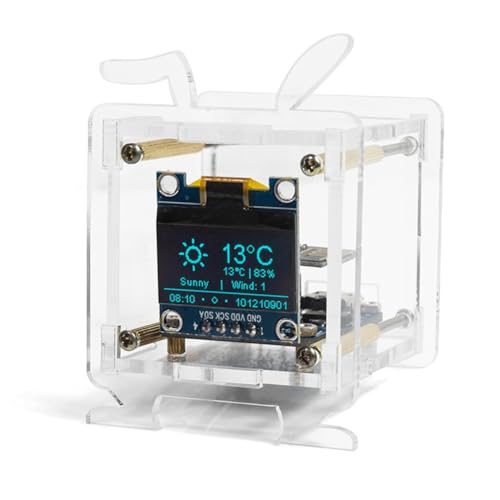Celabie ESP8266 DIY Mini Elektronische Uhr Kits Wettervorhersage Uhr Unterstützung 2.4G WiFi DIY Löten Praxis Kit Celabie ESP8266 DIY Mini Elektronische Uhr Kits Wettervorhersage Uhr Unterstützung 2.4G WiFi DIY Löten Praxis Kit von Celabie