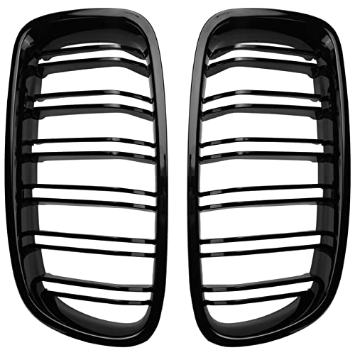 Celabie GläNzend Schwarz Auto Front Nieren Gitter Gitter FüR 3 Series F30 F31 F35 2012-2018 von Celabie