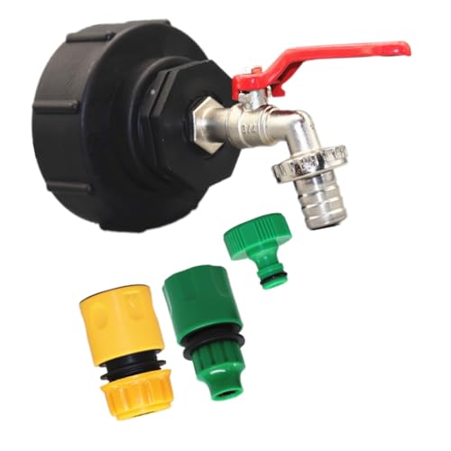Celabie IBC Auslaufhahn 3/4 IBC Adapter S100x8 Messing IBC Auslaufhahn Wasserhahn Auslauf Regentonne Tank Zubehör Celabie IBC Auslaufhahn 3/4 IBC Adapter S100x8 Messing IBC Auslaufhahn Wasserhahn Auslauf Regentonne Tank Zubehör von Celabie