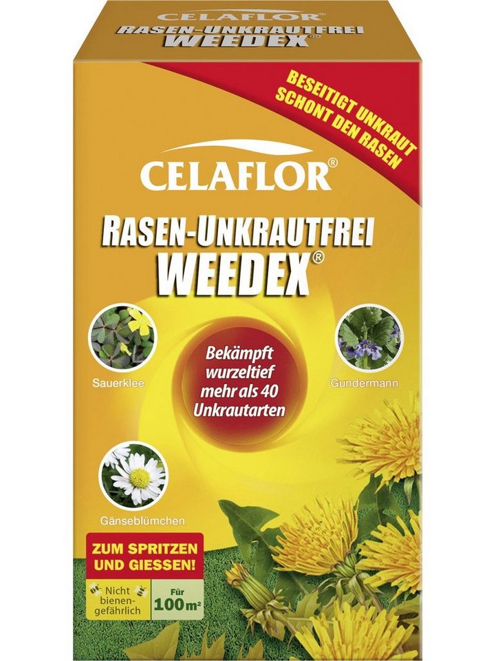 Celaflor Unkrautbekämpfungsmittel Celaflor Rasen-Unkrautfrei Weedex 100 ml von Celaflor
