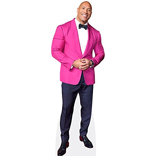 Dwayne 'The Rock' Johnson (Pink Suit) Pappaufsteller mini von Celebrity Cutouts