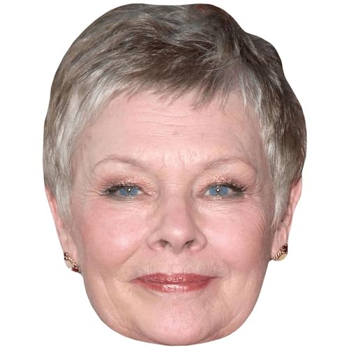 Judi Dench (Earrings) Maske aus Karton von Celebrity Cutouts