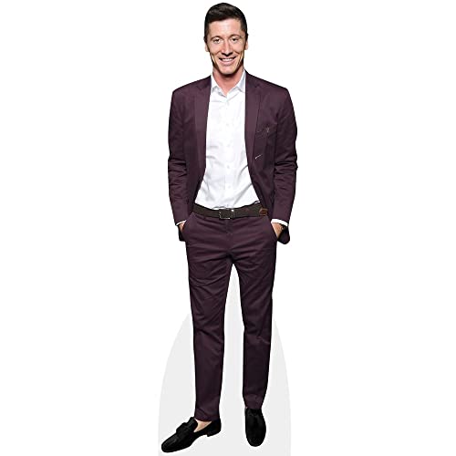 Robert Lewandowski (Burgundy Suit) Pappaufsteller lebensgross von Celebrity Cutouts