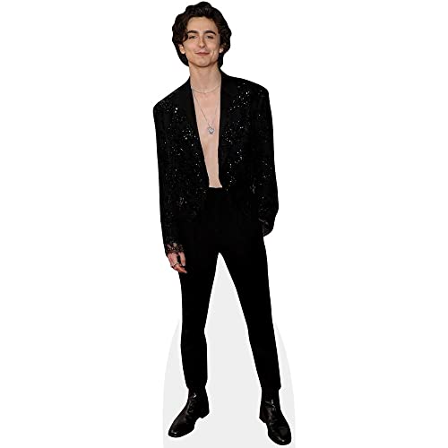 Timothée Chalamet (Topless) Pappaufsteller lebensgross von Celebrity Cutouts