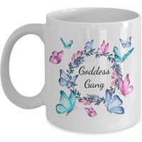 Göttinnen Gang Schmetterling Tasse Schmetterlinge Kaffeetasse Prinzessin Königin Bunte Tassen Geschenk Für Mädchen von CeleskyDesigns