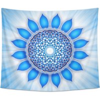 Halschakra Blauer Wandteppich Spirituelle Wandteppiche Wandkunst Chakra Chakren Blaue Mandala Halschakra Blauer Wandteppich Spirituelle Wandteppiche Wandkunst Chakra Chakren Blaue Mandala von CeleskyDesigns