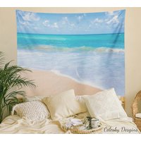 Wandteppich Strand Wandteppiche Surfer Ozean Kunst Dekor Kunstwerk Wandteppich Strand Wandteppiche Surfer Ozean Kunst Dekor Kunstwerk von CeleskyDesigns