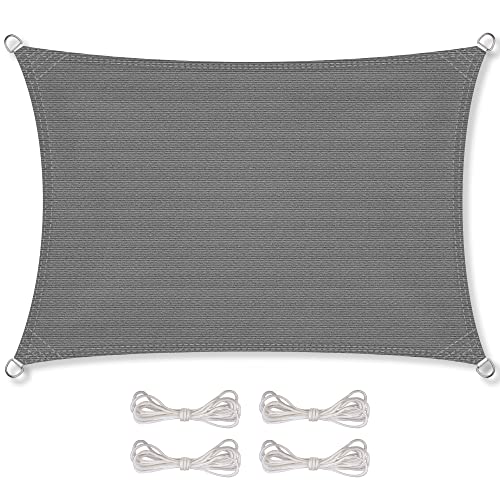 CelinaSun Sonnensegel inkl Befestigungsseile Premium HDPE wetterbeständig atmungsaktiv Rechteck 3,5 x 5 m anthrazit CelinaSun Sonnensegel inkl Befestigungsseile Premium HDPE wetterbeständig atmungsaktiv Rechteck 3,5 x 5 m anthrazit von CelinaSun