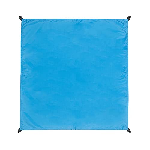 CelinaSun Sonnensegel PES UPF 50+ Outdoor Quadrat 2 x 2m blau Sonnendach Backpacking Zeltplane Ultraleicht Tragebeutel von CelinaSun