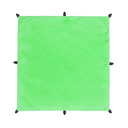 CelinaSun Sonnensegel PES UPF 50+ Outdoor Quadrat 3 x 3m grün Sonnendach Backpacking Zeltplane Ultraleicht Tragebeutel von CelinaSun