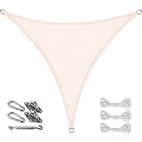 CelinaSun Sonnensegel Set Befestigung V2A Basic HDPE Dreieck gleichseitig 3,6 x 3,6 x 3,6 m cremeweiß Sonnenschutz atmungsaktiv CelinaSun Sonnensegel Set Befestigung V2A Basic HDPE Dreieck gleichseitig 3,6 x 3,6 x 3,6 m cremeweiß Sonnenschutz atmungsaktiv von CelinaSun