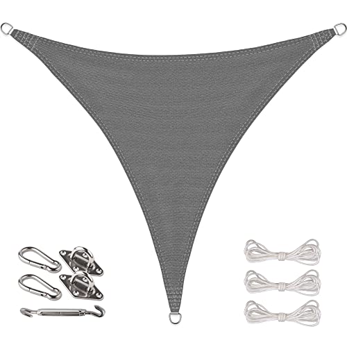 CelinaSun Sonnensegel Set Befestigung V2A Basic HDPE Dreieck gleichseitig 3 x 3 x 3 m anthrazit Sonnenschutz atmungsaktiv CelinaSun Sonnensegel Set Befestigung V2A Basic HDPE Dreieck gleichseitig 3 x 3 x 3 m anthrazit Sonnenschutz atmungsaktiv von CelinaSun