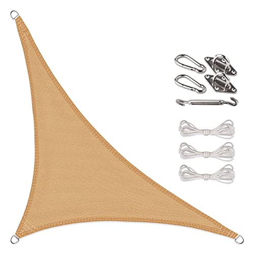 CelinaSun Sonnensegel Set Befestigung V2A Basic HDPE Dreieck rechtwinklig 3 x 3 x 4,25 m sandbeige Sonnenschutz atmungsaktiv CelinaSun Sonnensegel Set Befestigung V2A Basic HDPE Dreieck rechtwinklig 3 x 3 x 4,25 m sandbeige Sonnenschutz atmungsaktiv von CelinaSun