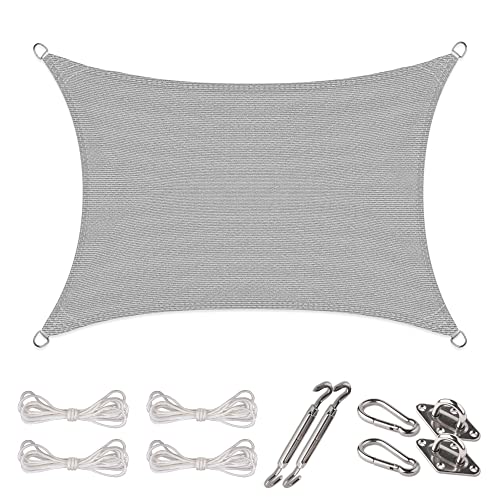CelinaSun Sonnensegel Set Befestigung V2A Basic HDPE Rechteck 3 x 4 m hellgrau Sonnenschutz atmungsaktiv CelinaSun Sonnensegel Set Befestigung V2A Basic HDPE Rechteck 3 x 4 m hellgrau Sonnenschutz atmungsaktiv von CelinaSun