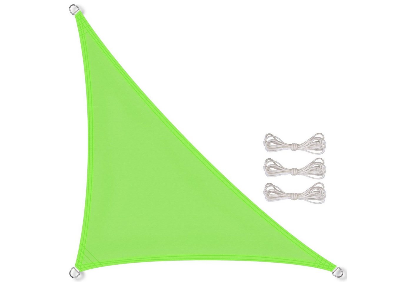 CelinaSun Sonnensegel Sonnenschutz Tarp PES wasserabweisend Dreieck 2,5x2,5x3,5m grün von CelinaSun