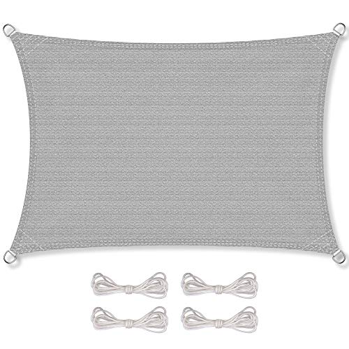 CelinaSun Sonnensegel inkl Befestigungsseile HDPE Basic Rechteck 3 x 4 m hellgrau Sonnenschutz atmungsaktiv CelinaSun Sonnensegel inkl Befestigungsseile HDPE Basic Rechteck 3 x 4 m hellgrau Sonnenschutz atmungsaktiv von CelinaSun