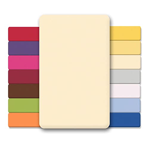 CelinaTex Jersey Spannbettlaken Lucina für Kids Doppelpack 60x120-70x140cm Natur beige 100% Baumwolle gekämmt superweich Spannbettbezug, Leintuch, Bettlaken, elastisch, Strech, Oeko-Tex CelinaTex Jersey Spannbettlaken Lucina für Kids Doppelpack 60x120-70x140cm Natur beige 100% Baumwolle gekämmt superweich Spannbettbezug, Leintuch, Bettlaken, elastisch, Strech, Oeko-Tex von CelinaTex